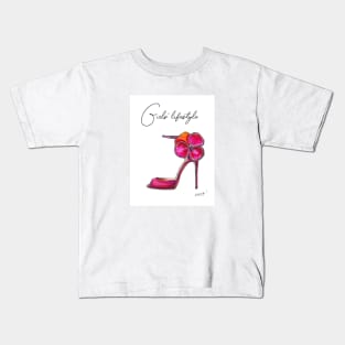 Pink heels Kids T-Shirt